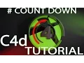 C4D Tutorial Key framing making a count timer in Cinema 4d