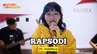 Download RAPSODI (cover) - Indahkus ft. Fivein #LetsJamWithJames MP3