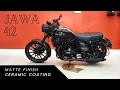 JAWA 42 MATTE BLACK CERAMIC COATING | DETAILING HUB