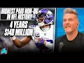Justin Jefferson Signs 4 Year 140 MILLION Deal Highest Paid Non-QB In The NFL Pat McAfee