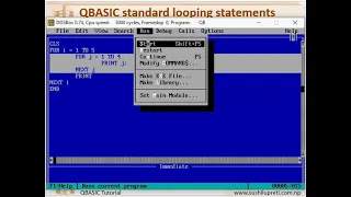 Nested Loop in QBASIC