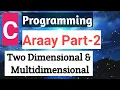 Lec-27 Array in C PROGRAMMING TWO Dimensional Array Part-2 FULL CONCEPT IN NEPALI