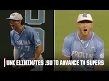UNC Tar Heels seal COMEBACK WIN vs LSU to advance to Super Regionals ESPN College Baseball