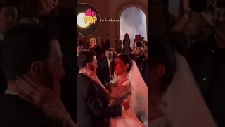 بيقولولي إني شبهك إني زيك    لحظة جميلة بين أحمد زاهر وبنته ليلي يوم فرحها     دندنها