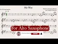 Download Lagu My Way - Play along for Alto Sax