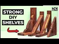 How to Make Wooden Shelf Brackets in 4 Ways - Easy DIY Guide