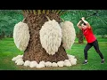 Lagu Harvesting Giant Furry Mushroom \u0026 Go to Market Sell | 2 Year in forest | off the grid