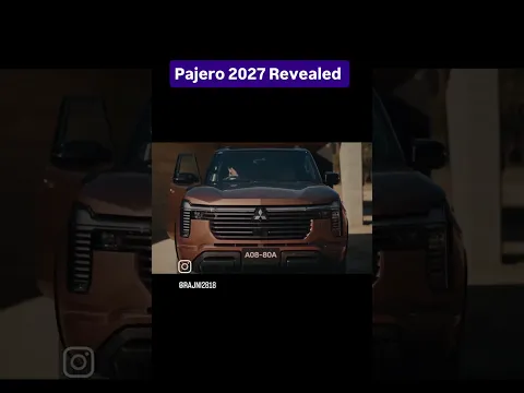Pajero 2027 Revealed