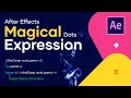 How to create Connected Dots animation in after effects Advanced AE Expressions Tutorial