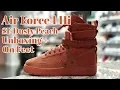 SF AIR FORCE 1 DUSTY PEACH UNBOXING AND ON FEET