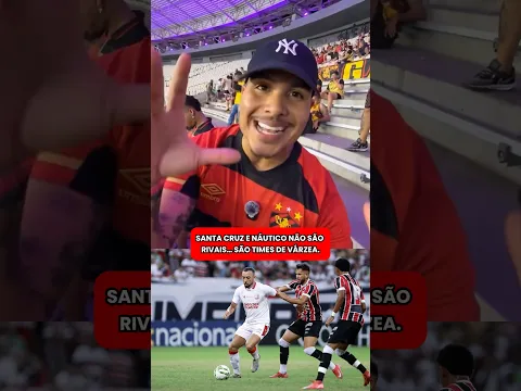 Santa Cruz e Náutico nem time é! #santacruz #nautico #sportrecife #brasileirão #torcidajovem