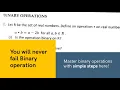 SOLVE BINARY OPERATIONS WITH EASE