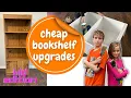 Pressed Particleboard Bookshelf Upgrade Painting Cheap Bookshelves