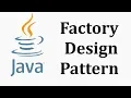 Factory Design Pattern in Java Theory