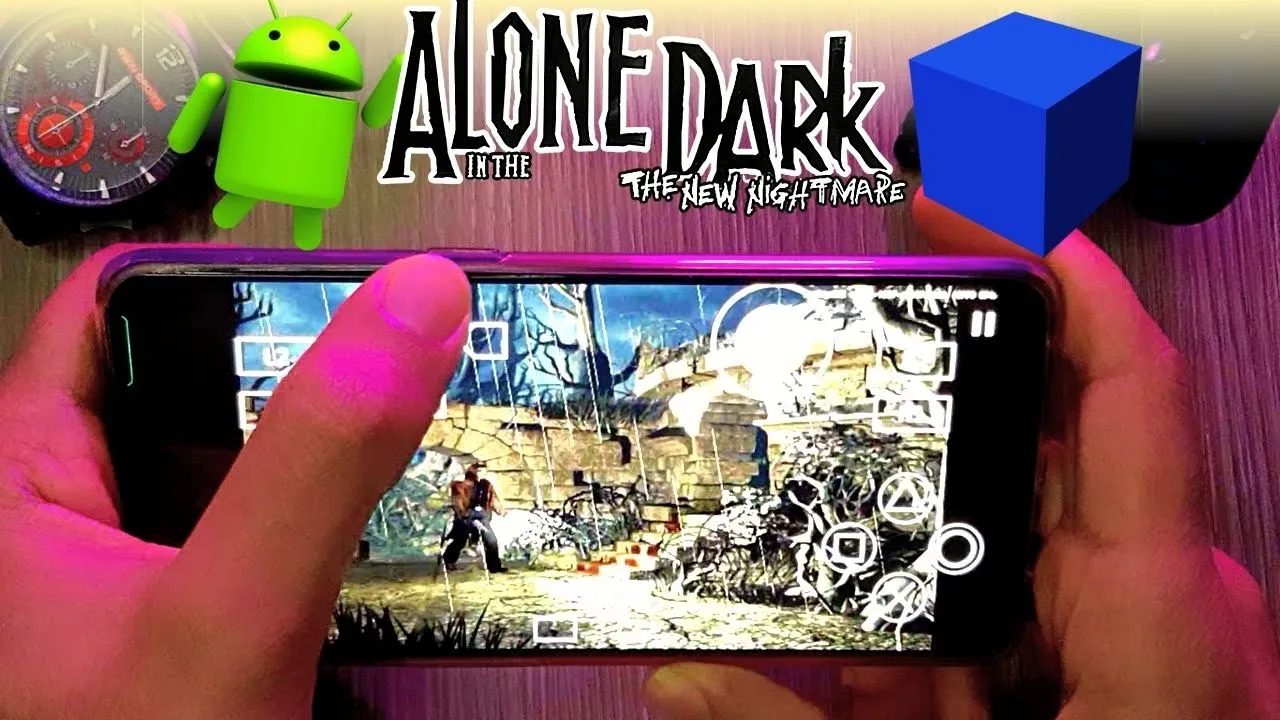 Alone In The Dark The New Nightmare - PS2 Emulator Android Gameplay - Aether SX2 APK - Mobile 2022