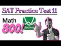 SAT Practice Test 11 Mod1 EVERY MATH QUESTION explained