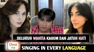 Gadis ini langsung menaruh HATI Saat pria Indonesia Menyanyikan lagu dari bahasa Mereka !!