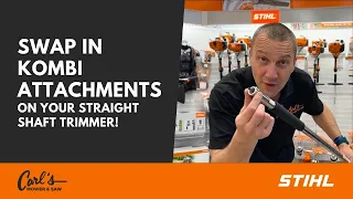 STIHL Straight Shaft Trimmers CAN Run Kombi Attachments