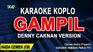 Download Gampil Karaoke Nada Wanita / Cewek || Versi Denny Caknan  (Mbien Tak Kiro Gampang) MP3