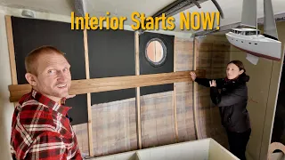 Interior Kickoff: Teak, Insulation & Stanchion Reinforcements! – Ep. 466 Ran Sailing