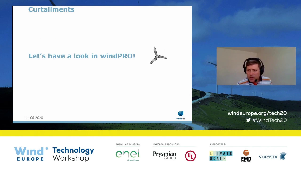 Advanced Curtailment in windPRO
