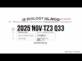 IB Biology HL 2025 Nov TZ3 Paper 1A Q33