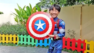Color Block Shield Lego Toy Assembly for Kids
