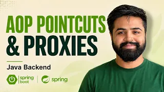 Spring AOP Pointcuts Types of Proxies Spring Boot Full Course