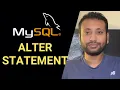 Bangla Database Tutorial 35 ALTER statement in SQL