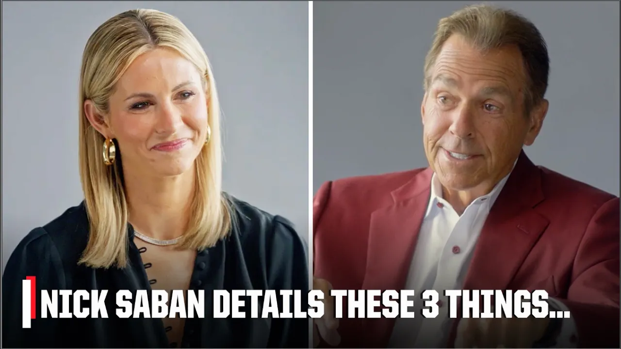 Nick Saban details the 3 THINGS that impacted him the most | ESPN College Football