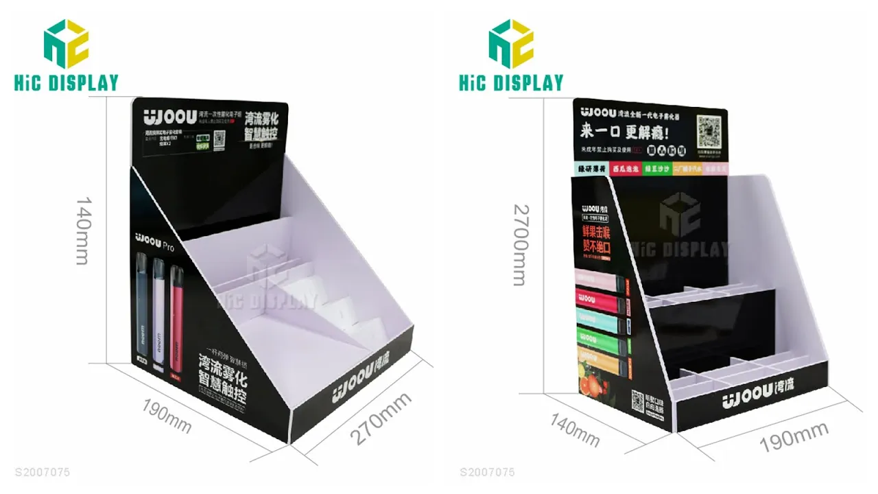 Vape E-cigarette Counter Display Custom Design PVC Foam