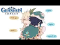 Venti needs a hug Comic Dub