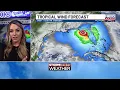 TROPICAL UPDATE Meteorologist Jennifer Lambers has the latest on PTC 9