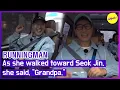 Download Lagu [HOT CLIPS][RUNNINGMAN]As she walked toward Seok Jin, she said\