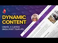 How to Replace The Single Post Template in WordPress Using Dynamic Content Custom Layouts