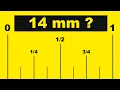 Which Fraction Inches Is Closest to 14 mm on a Ruler or Tape Measure