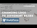 Changing the Base of a Logarithms