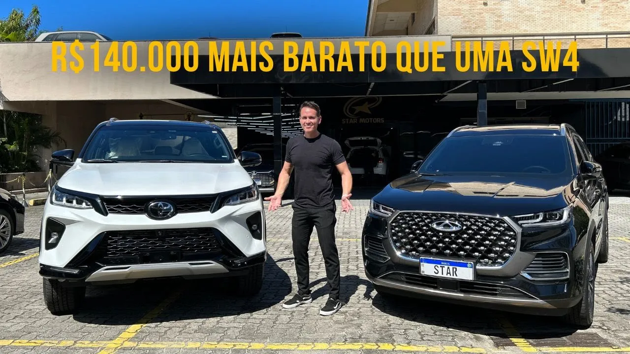 Hilux SW4 ou um Híbrido de 7 lugares com 317CV?