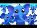 Download Lagu Gajah Finger Keluarga | sajak Nursery 3D | Elephant Finger Family | Kids Rhymes | Farmees Indonesia