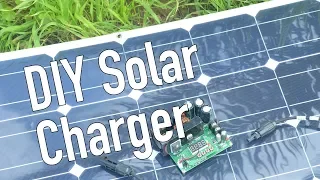 diy solar battery charger for ebike or e skateboard