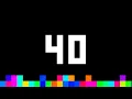 40 Seconds Timer Flowing Pixels