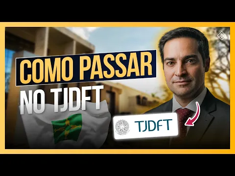 Vídeo: situação do concurso de juiz do TJDFT e o déficit de magistrados