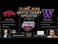 2026 Depth Chart Updates Arkansas - Washington