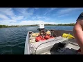 1972 Johnson JohnErude 25hp Outboard Motor Lake Test