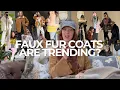 Styling The Faux Fur Coat Trend Faux Fur Jackets For This Winter How To Wear A Fur Coat