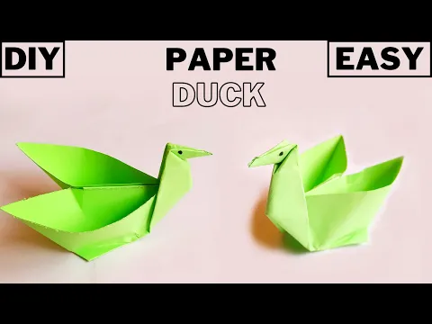 Download MP3 How To Make Paper Duck | Origami Swan Easy | Origami Bird | Paper Bird | Waterfowl #shorts #ytshorts