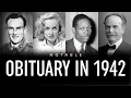 Obituary in 1942 Famous Faces We Lost in 1942