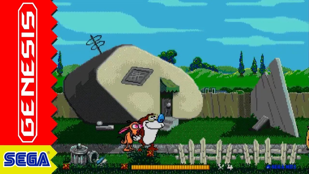 Ren and Stimpy's Invention (Sega Genesis) - Longplay
