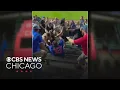 Fans brawl in bleachers at Cubs-White Sox game at Wrigley Field