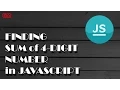 JAVASCRIPT How to find sum of 4-digit number